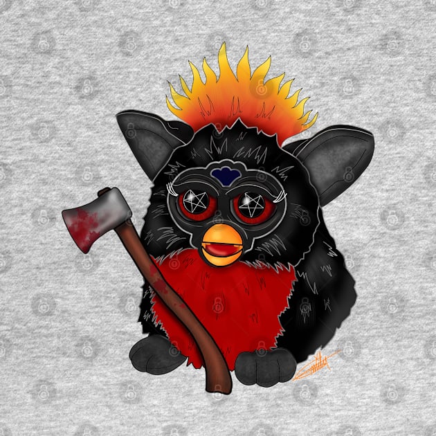 Evil Furby by CraftKrazie